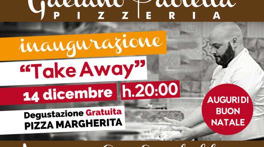 Inaugurazione pizzeria Gaetano Paolella “take away” ad Acerra